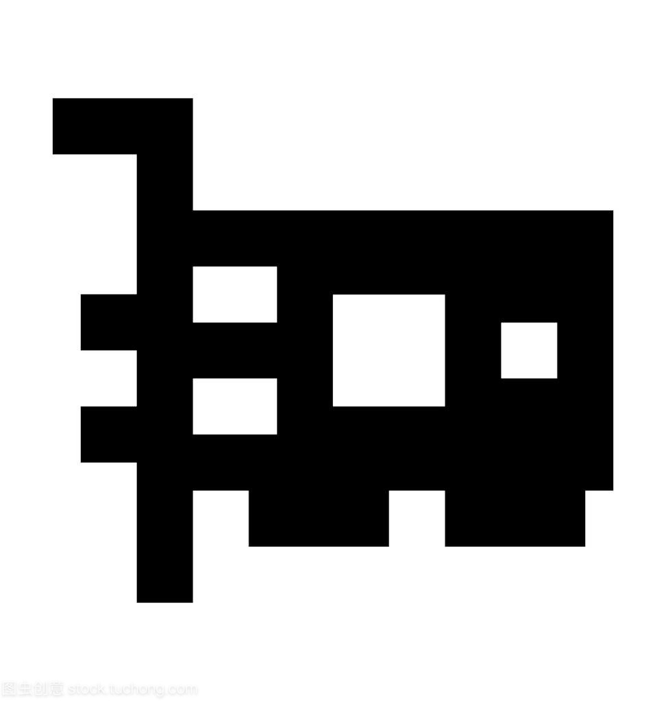 网卡平面矢量图标设计解析与应用